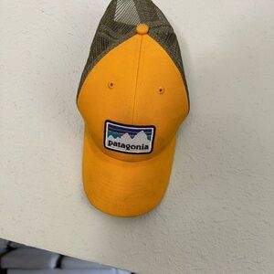 Patagonia Mustard and Olive Cap